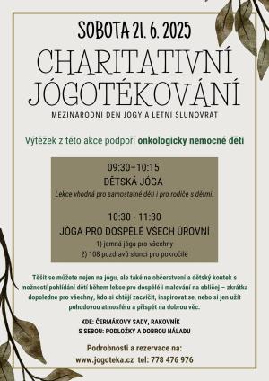 CHARITATIVNÍ JOGA