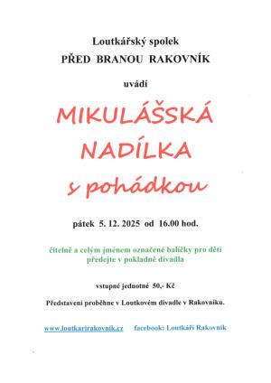 MIKULÁŠSKÁ NADÍLKA